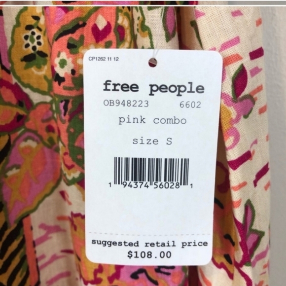 FREE PEOPLE Summer In Tulum Dress Boho Tunic Size XS - Picture 6 of 7